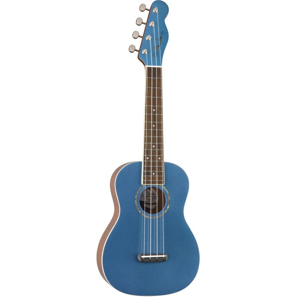 Fender California Coast Zuma concert ukelele Lake Placid Blue