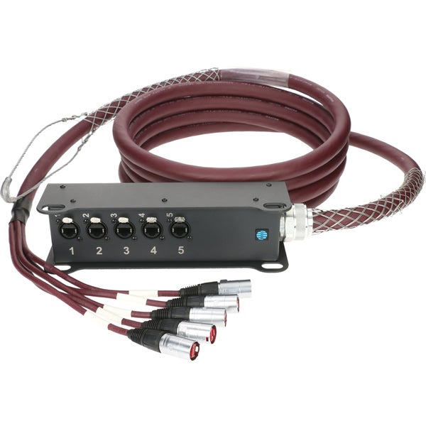 Klotz RC-EBE250V RamCAT 5-fold network multicore system, 25 m