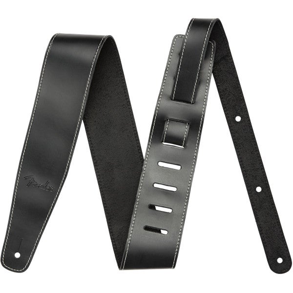 Fender Broken-In Leather Strap Nero