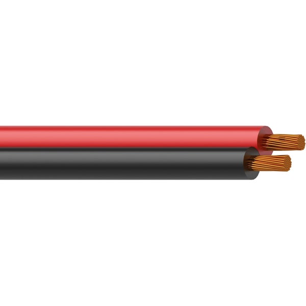 Procab ALS07-5 câble haut-parleur 2x 0.75mm² rouge/noir 500m