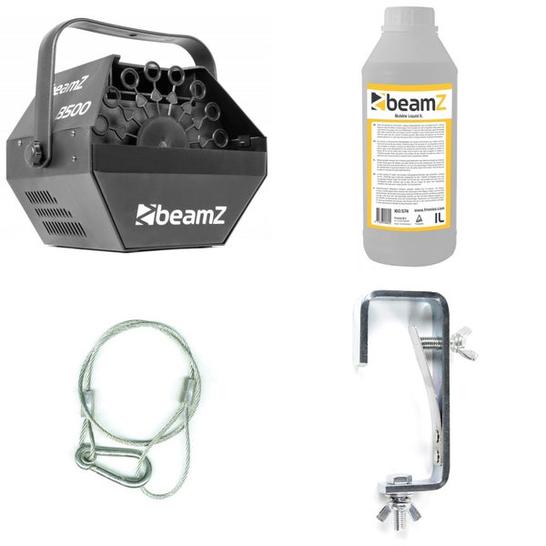 BeamZ B500 machines à bulles + liquide