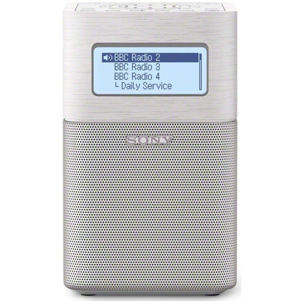 Sony XDR-V1BTD alarm clock radio with Bluetooth and DAB+, white