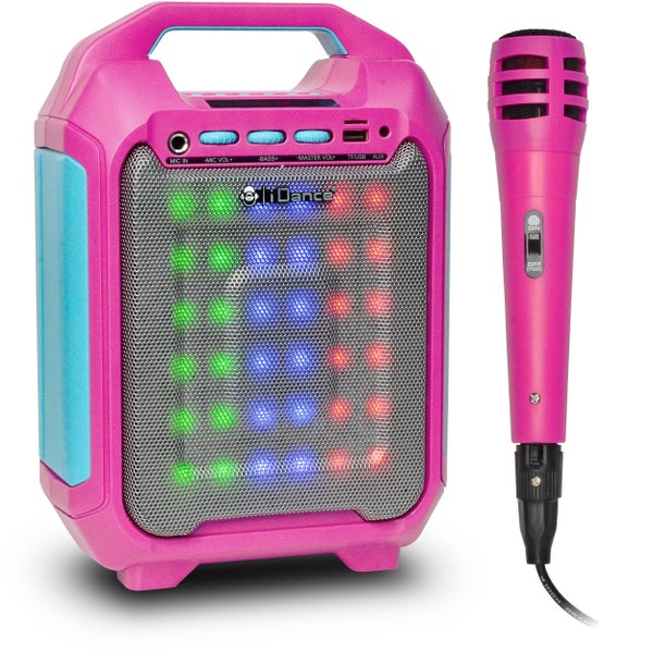iDance Blaster 10 Bluetooth party speaker, pink