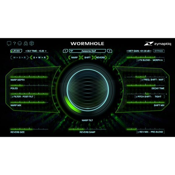 Zynaptiq Wormhole Audio Effects Processor (téléchargement)