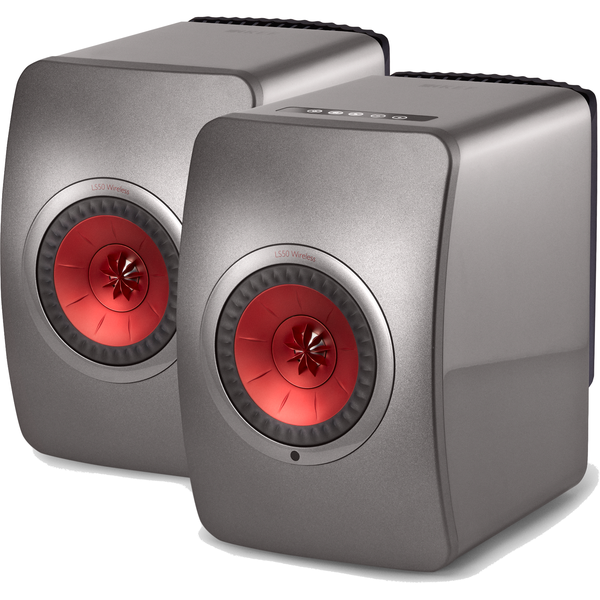 KEF LS50 Wireless Dark Titanium set d'enceintes
