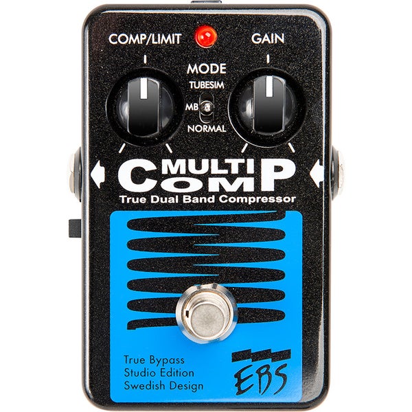EBS MultiComp Studio Edition basgitaar effectpedaal