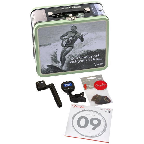 Fender Lunchbox "You Won't Part With Yours" with Accessories