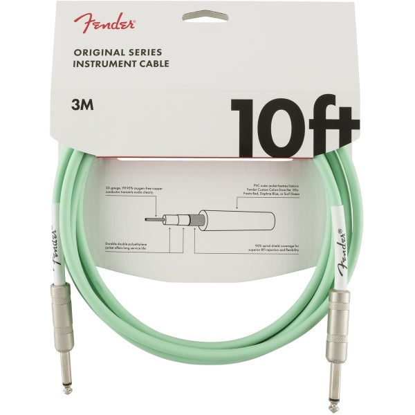 Fender Original Cables cable de instrumento 3m Surf Green