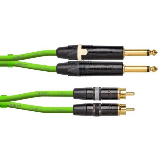 Cordial CEON DJ Plug RCA 1.5 G 6.3 mm TS jack - RCA kabelset