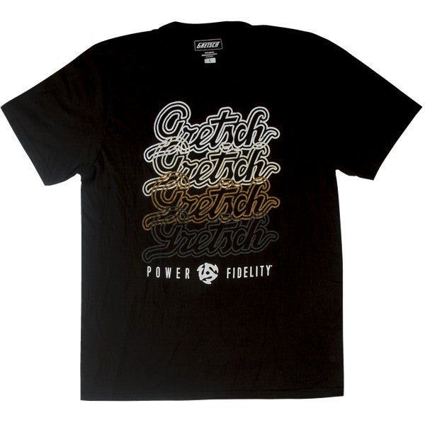 Gretsch Script Logo T-shirt Black taille XL