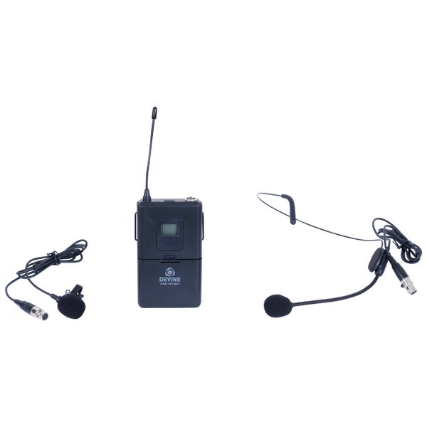 Devine WMD-168MKII-B émetteur de poche avec micro serre-tête
