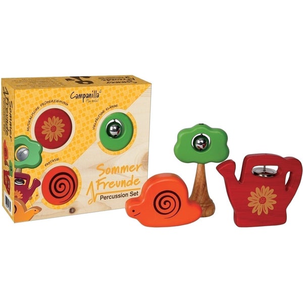 GEWA Kids Campanilla 3-piece percussion set, summer friends