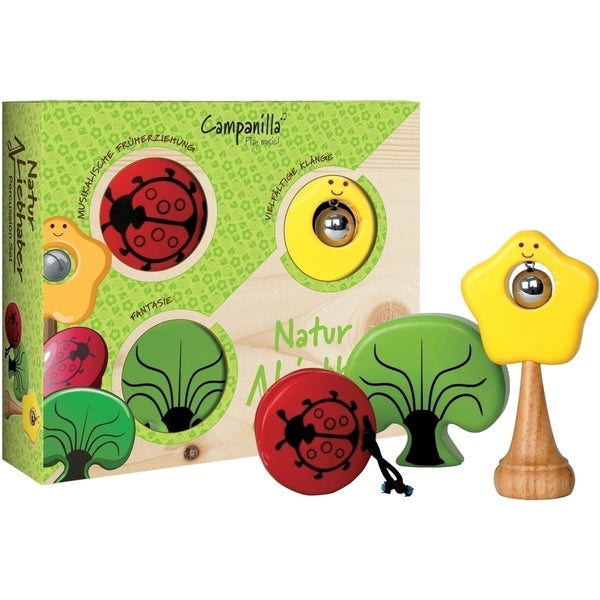 GEWA Kids Campanilla Nature Love set de percussions 3 pièces