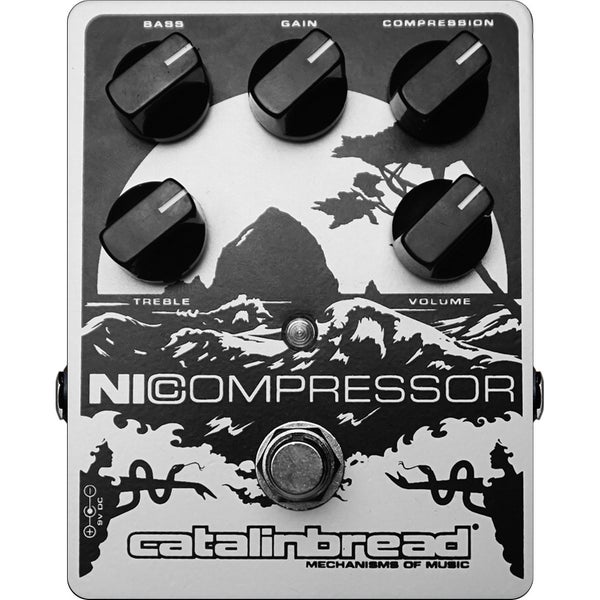 Catalinbread Nicompressor White Soft Pearl Compression Pedal