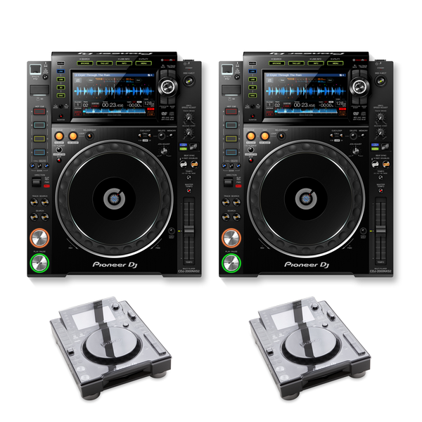 Pioneer DJ DJ Set 2x CDJ-2000NXS2 + Prodectors
