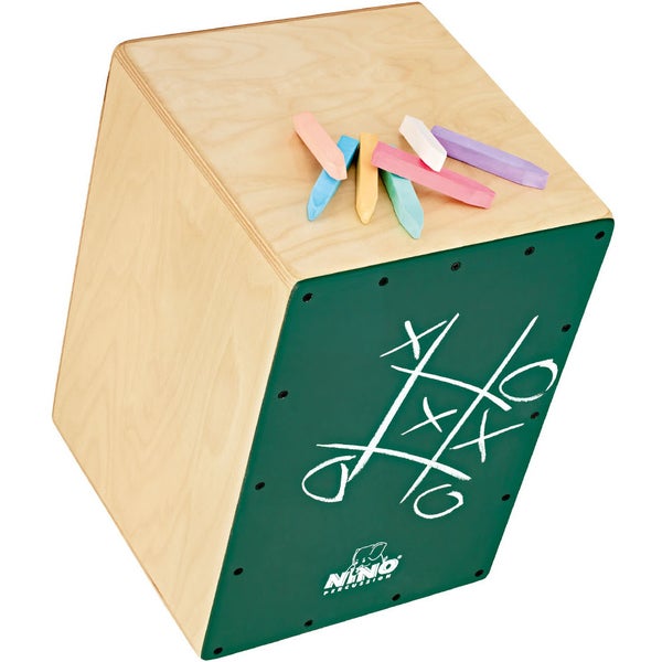 Nino Percussion NINO951DG Cajón infantil de 15 pulgadas con pizarra
