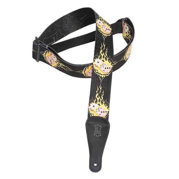 Levys Leathers MPS2-067 Sonic-Art sangle de guitare en polyester avec dessin
