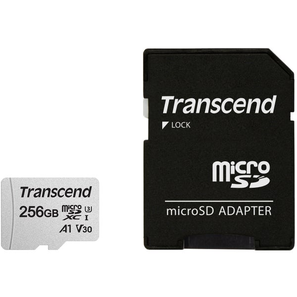Transcend 300S 256GB microSDHC UHS-1 U3 met adapter met adapter