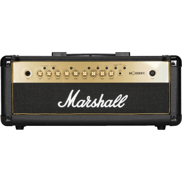 Marshall MG100HFX Gold gitaarversterker top