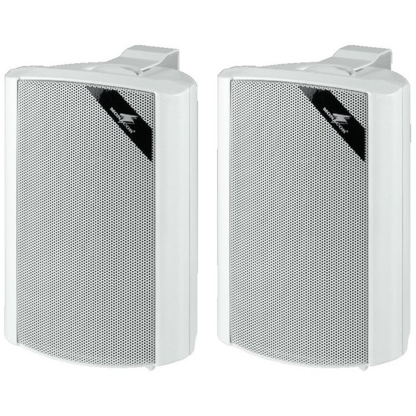 Monacor EUL-60 set d'enceintes passives 2 voies 100 volts (blanc)