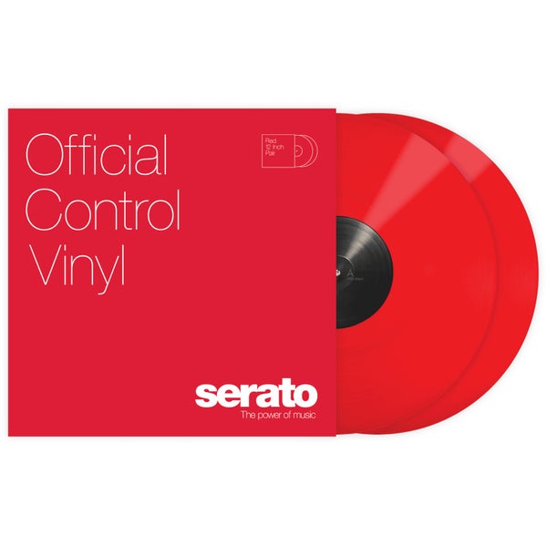 Serato Performance Series Red vinilo de código de tiempo (set de 2)