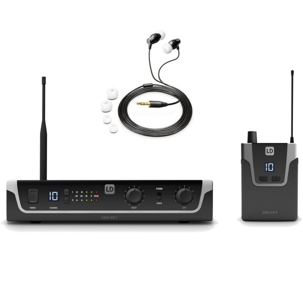 LD Systems U304.7 IEM HP in-ear monitoring set (470 - 490 MHz)
