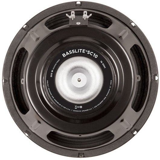 Eminence Basslite SC10-16 10-inch speaker, 300 W, 16 ohms