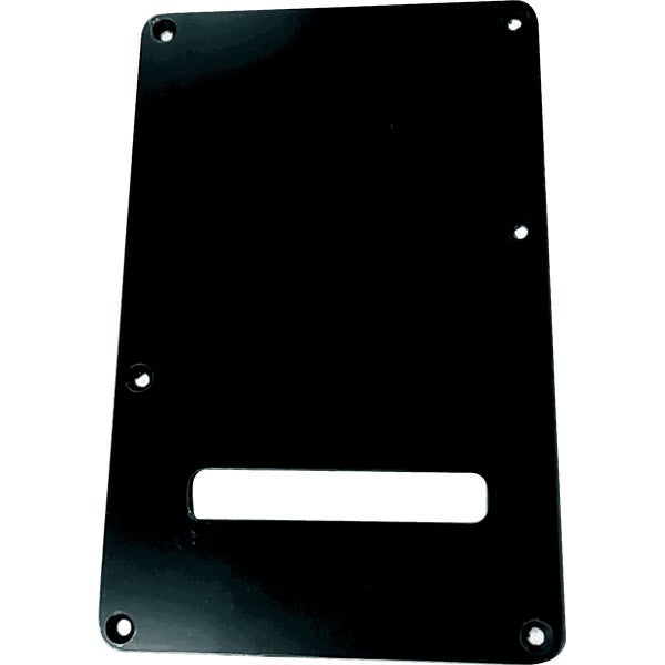 Yellow Parts EZ2120B backplate for ST-style guitar, black
