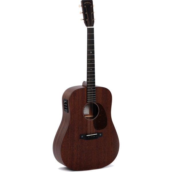 Sigma Guitars SDM-15E+ all-solid mahogany dreadnought avec housse