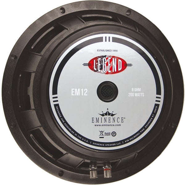 Eminence Legend EM12 12-inch speaker, 200 W, 8 ohms