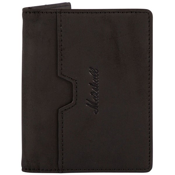 Marshall Lifestyle Suedehead Black Leather wallet