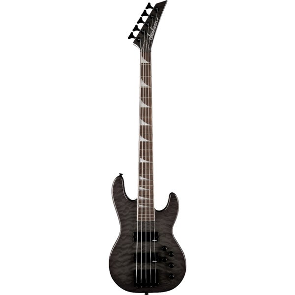 Jackson JS3VQM Concert Bass Transparent Black 5-strängad