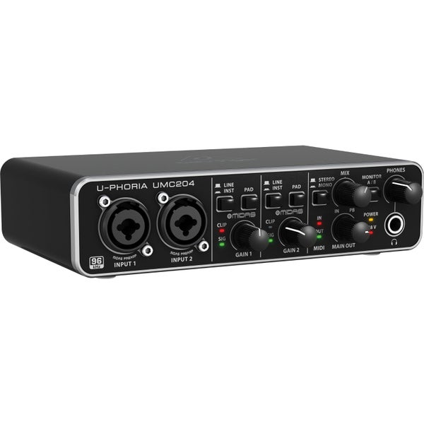 Behringer U-Phoria UMC204 Interfaz de audio USB