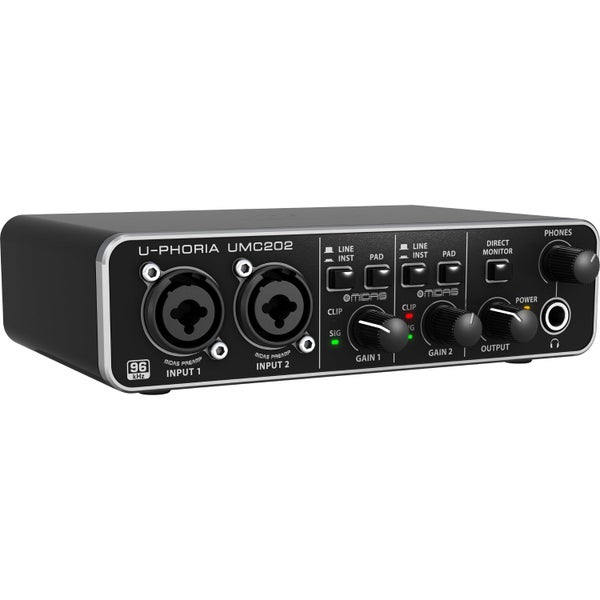 Behringer U-Phoria UMC202 interfaccia audio USB