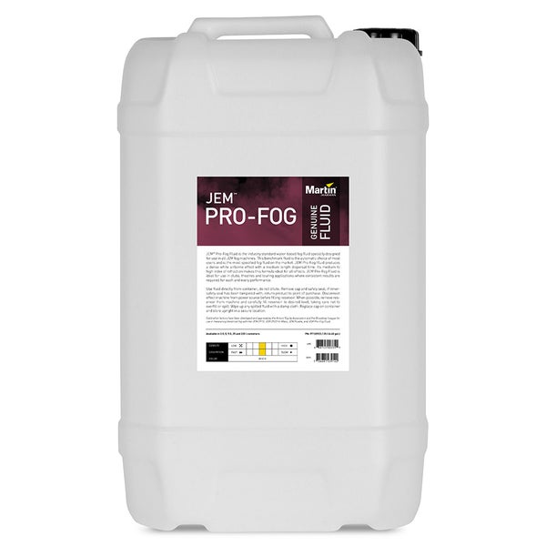 JEM Pro-Fog liquide pour machine à fumée médium 25 L