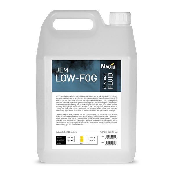 JEM Low-fog liquide pour machine à fumée - 5 L