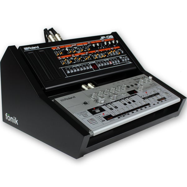 Fonik Audio Innovations black stand for 2x Roland Boutique