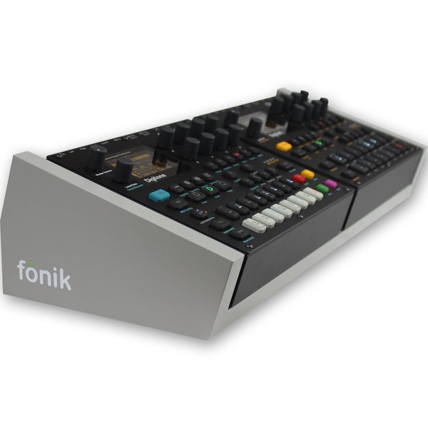 Fonik Audio Innovations grey stand for 2x Elektron Digitakt/Digitone