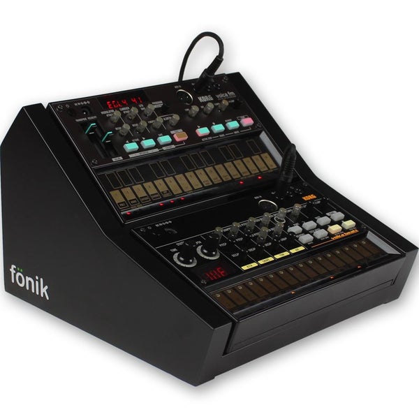 Fonik Audio Innovations stand for 2x Korg Volca, black