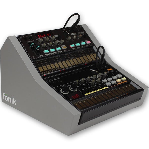 Fonik Audio Innovations stand for 2x Korg Volca, grey