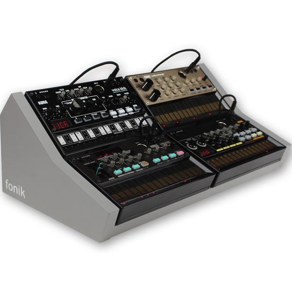 Fonik Audio Innovations stand for 4x Korg Volca, grey