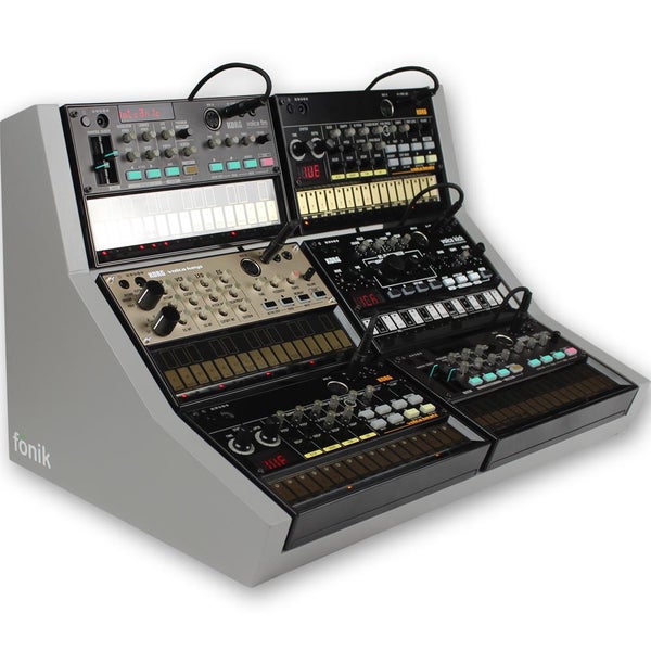 Fonik Audio Innovations stand for 6x Korg Volca, grey