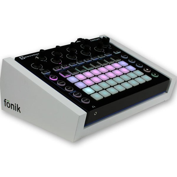 Fonik Audio Innovations stand for Novation Circuit, white