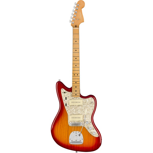 Fender American Ultra Jazzmaster Plasma Red Burst MN with case