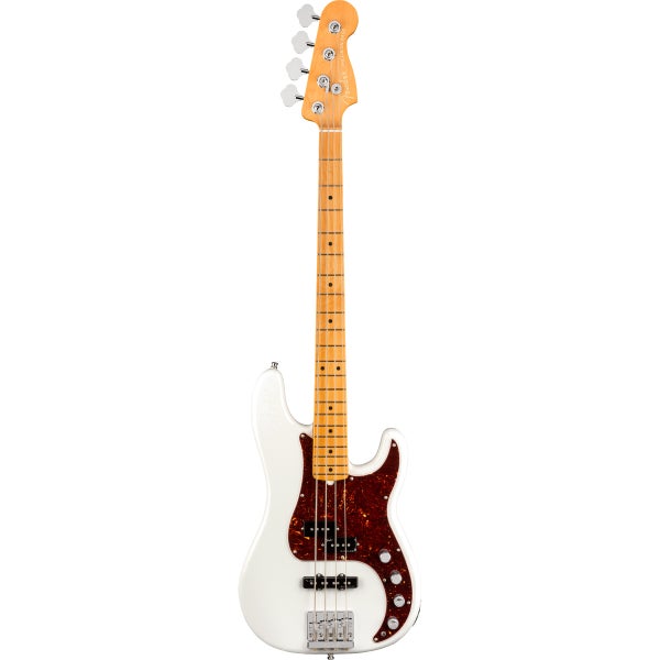 Fender American Ultra Precision Bass Arctic Pearl MN with Case