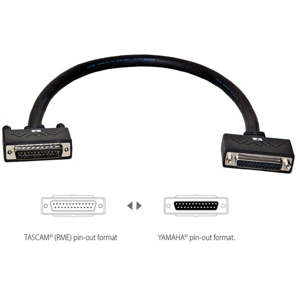 Alva AES25T-25Y05  adaptador D-sub25 : TASCAM <> formato YAMAHA 