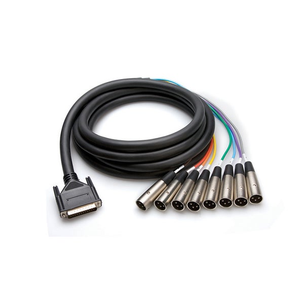 Hosa DTM-804  multicable analógico DB25 -> XLR3M de 4 metros