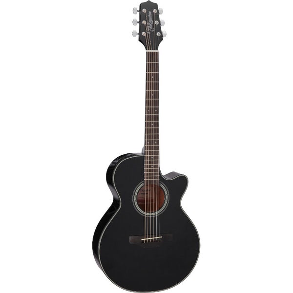 Takamine GF15CE-BLK Electro-Acoustic Guitar (Black)
