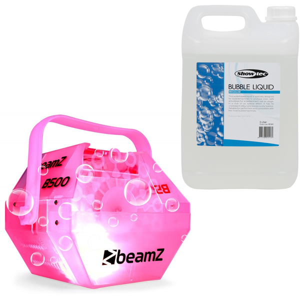 BeamZ B500LED + liquide à bulles (5 L)