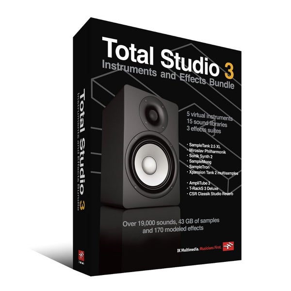 IK Multimedia Total Studio 3 Bundle instrumenten en effecten